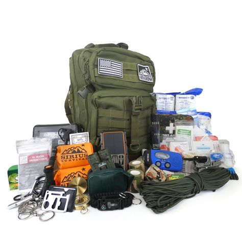 Survival Card, Survival Backpack, Army Gears, Emergency Survival Kit, Waterproof Matches, Survival Skills Life Hacks, Survival Bag, Emergency Bag, Military Gear Tactical