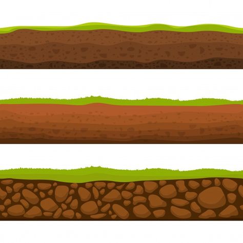 Ground Design, Earthing Grounding, Entrance Gates Design, Soil Layers, Gate Design, Surface Textures, Vector Background, Design Bundles, Vector Design