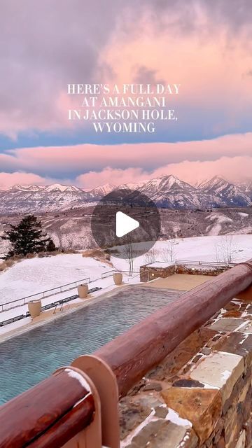 CHIC STAYS on Instagram: "A winter day at @amangani in Jackson Hole, Wyoming 🤍

#jacksonhole #wyoming #yellowstone #trending #explore d" Yellowstone In Winter, Jackson Hole Wyoming Winter, Wyoming Winter, Jacksonhole Wyoming, Jackson Hole Wyoming, Yellow Stone, Jackson Hole, Winter Day, Travel Ideas