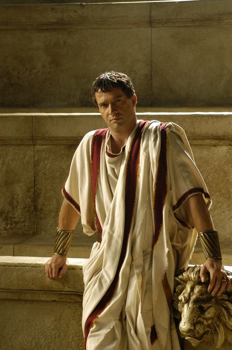 Rome - Mark Antony Marc Antony Rome, Mark Antony Rome, Roman Empire Aesthetic Outfits, James Purefoy Rome, Mark Antony Costume, Ancient Rome Fashion, Hbo Rome, Ancient Rome Aesthetic, Rome Hbo