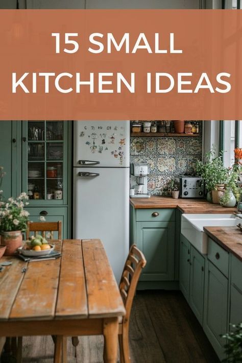 Try these kitchen ideas for small spaces if you are limited in your kitchen. Kitchen Designs For Small Spaces, Sink Design Kitchen Small Spaces, Tiny Galley Kitchen Ideas Apartment, Add More Space To Kitchen, Storage For A Small Kitchen, Windowless Sink Kitchen, Very Small Kitchen Ideas Layout Square, Small Kitchen Ideas Galley, Green Small Kitchen Ideas