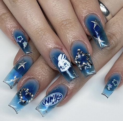 K Pop Nails, Idol Nails, Acrylic Nails Designs, Stylish Nails Designs, Inspired Nails, Classy Acrylic Nails, Really Cute Nails, Short Acrylic, Cute Gel Nails