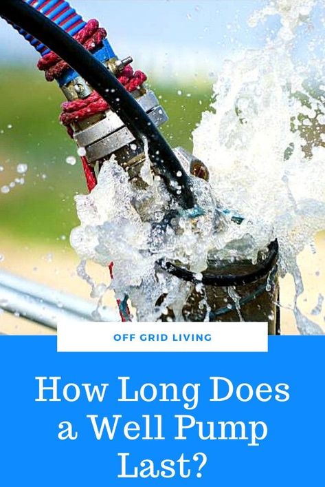 After how many years do I have to replace my well pump? Here is a look at AC mains and DC solar well pump lifespans and what to do to get better service #offgrid #gridsub #wells #wellwater #cleanwater #solar Well Pump Cover, Well Water System, Ram Pump, Submersible Well Pump, Rain Water Harvesting, Water Testing, Modern Homesteading, Water Issues, Solar Water Pump