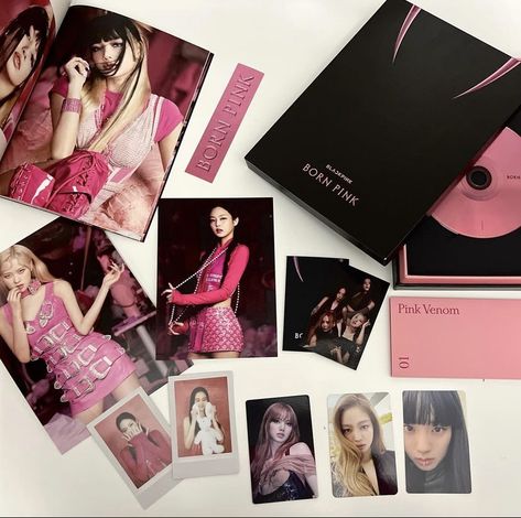 Blackpink Album Unboxing, Black Pink Merch, Album Blackpink, Blackpink Album, Album Kpop, Kpop Albums, Kpop Album, Blackpink Aesthetic, Kpop Shop