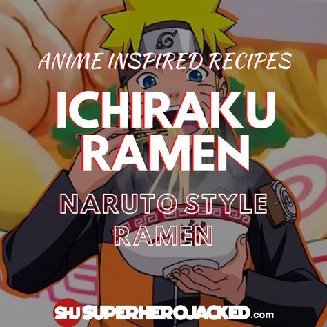 naruto ramen recipe Anime Ramen Recipe, Ichiraku Ramen Recipe, Naruto Ramen Recipe, Raman Recipes, Anime Food Recipes, Fantasy Recipes, Anime Recipes, Naruto Ichiraku Ramen, Ramen Dish