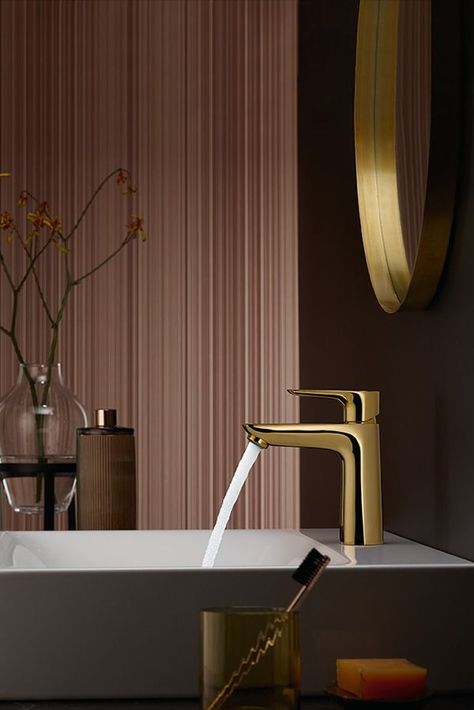 If you prefer an #elegant design language, the appealing design of #Talis E will meet your requirements. The design principle is beautifully demonstrated on the #single-lever washbasin mixer. The gently tapered body merges into a #graceful spout with an opulent surface. Precise edges line the spout and lever. #Talis E radiates value. 

On the tub and shower, the floating surfaces continue #elegantly. In the Select variant you can operate the mixers #comfortably with your finger, arm or elbow. Hans Grohe, Bathroom Oasis, Marble Console, Bathroom Showrooms, Bathroom Taps, Shower Systems, Shower Set, Shower Panels, Bathroom Sets