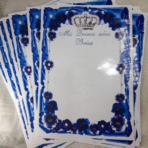 👑 Velas 15 años y Pergaminos para los 15 de Brisa 👑 👑 COMBO Ceremonia de Velas con coronitas ➕ Pergaminos en azul noche y plata 👑 🦋Souvenirs coronitas para toda ocasión🦋 📍José Mármol, Buenos Aires, Argentina 🇦🇷 📦 Envíos a todo el país por MercadoEnvios y por Correo Argentino. 🏦💵💳 Todos los medios de pago. 👉 Si te gustó me podes 👇 ❤️ regalar un like 🗣️ dejar un comentario 👥 compartir 💡 podés usarlo como inspiración 💾 si te sirve guardalo ❤ ❤ ❤ #quinceaños #xv #quinceañera #15años #fif... Light Blue Quince Crown, Sweet 16 Royal Blue Silver Crown, Quinceanera Crowns Light Blue, Quince Crowns Silver And Blue, Quince Crowns Gold And Blue, Color Celeste, Quinceanera, Color