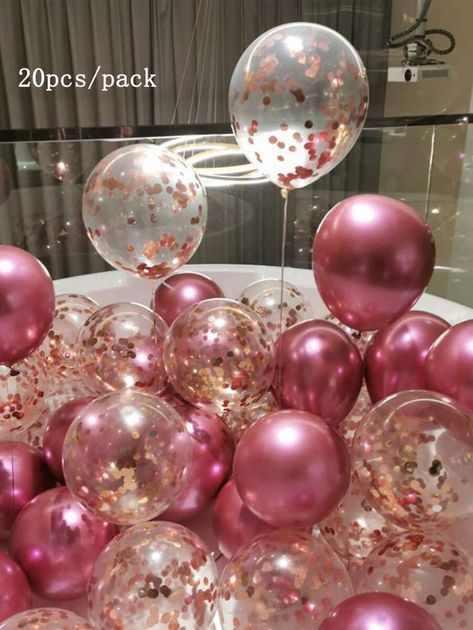 Christmas Balloon Decorations, Birthday Decorations Kids, Silver Balloon, Inside Decor, Metallic Balloons, Rose Gold Party, Christmas Balloons, Wedding Decor Style, Unique Accessories