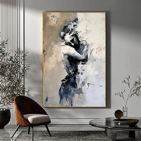 Lovers Oil Painting, Faceless Portrait Painting, Dancers Painting, Art Woman Face, Dancer Painting, Faceless Portrait, Painted Ladies, Hur Man Målar, Garden Wall Art