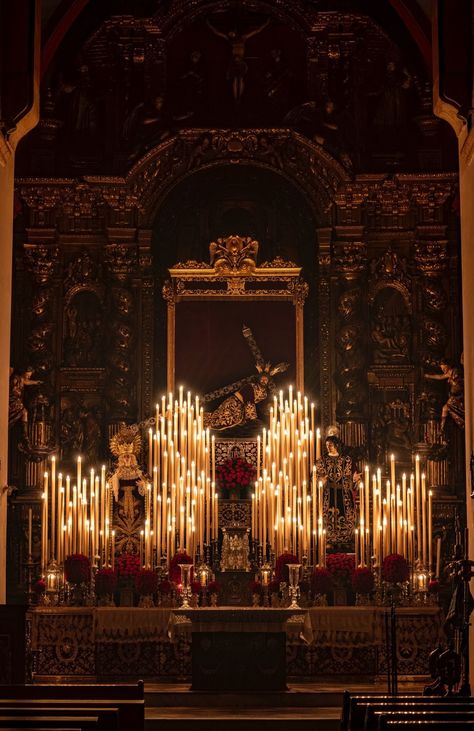 Dark Wedding Theme, Our Father Who Art In Heaven, Church Aesthetic, Church Wedding Decorations, Gothic Church, Wedding Altars, Cathedral Wedding, Goth Wedding, Dark Wedding