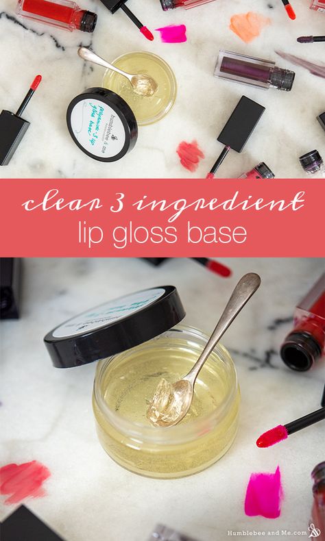 How To Make Transparent Lip Gloss, Tkb Lip Gloss Base, Diy Lipgloss Base, Lip Gloss Base Recipe, Diy Clear Lip Gloss Recipes, How To Make Lip Gloss Base, Diy Lip Gloss Recipes How To Make, How To Make Your Own Lip Gloss, Home Made Lip Gloss