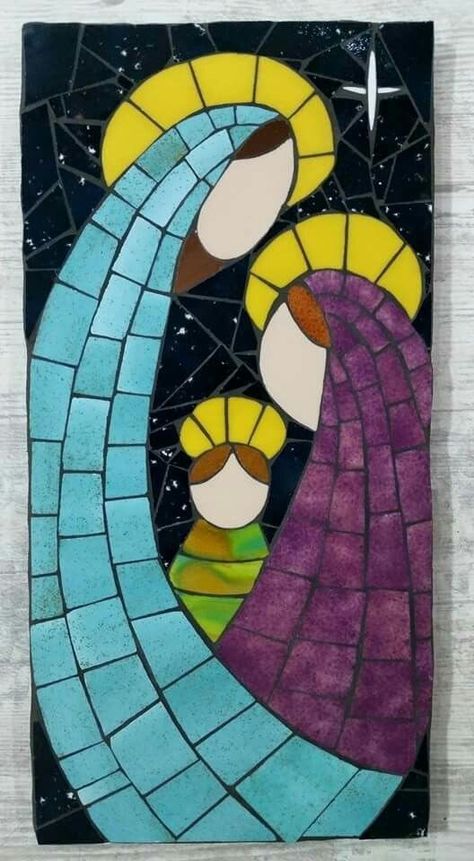 Christmas Mosaics, Stained Glass Quilt, Mosaic Crosses, Mosaic Stained, Mosaic Madness, Mosaic Tile Art, Glass Mosaic Art, Mosaic Artwork, Stained Glass Christmas