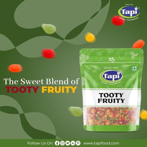 #Tapi_Foods #Tooty_Fruity Eat, And Enjoy The Sweet Blend Of Tooty Fruity! . . . #Candies #yummy #tootyfruity #strawberryflavour #sweet #tapifoods #tapi #delicious #childhoodmemories #childhood #fruits #yummy #Candies www.tapifood.com Tooty Fruity, The Sweet, Childhood Memories, Fruit, Quick Saves