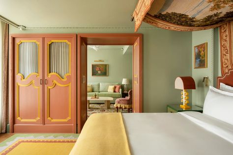 Paris Hotel, Deco Chic, Luxurious Rooms, Soundproof Room, French Living, Superior Room, Classic Bedroom, Green Rooms, Hotel Interior