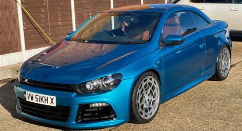 Scirocco R, Vw Eos, Volkswagen Scirocco, Dramatic Look, Orange Leather, Audio System, Long Beach, Eos, Shades Of Blue