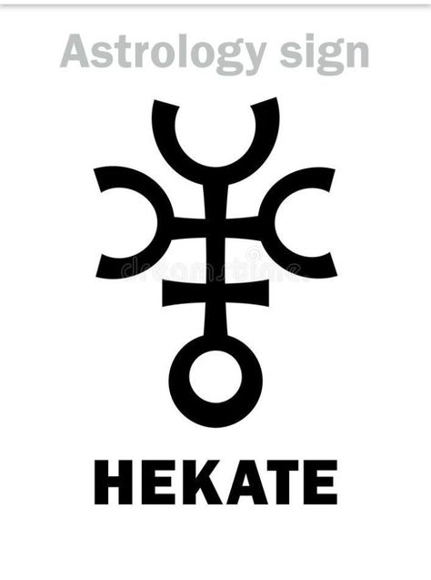 Symbol Of Hecate, Hecate Symbolism, Hecate Symbol Tattoo, Hekate Symbol Tattoo, Symbols Of Hecate, Hekate Key Tattoo, Hekate Tattoo Symbols, Hecate Sigil, Hekate Art