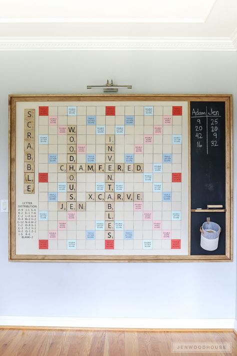 My Woodworking - Jonathan Alonso (https://www.thejonathanalonso.com) #woodworking #woodworkinglove #woodworkingclasses #woodworkingprojects #woodworkinglife #woodworkinghawaii #JonathanAlonso Wall Scrabble, Diy Scrabble, Awesome Woodworking Ideas, Woodworking Organization, Scrabble Game, Scrabble Board, Café Design, Scrabble Wall, Digital Media Design