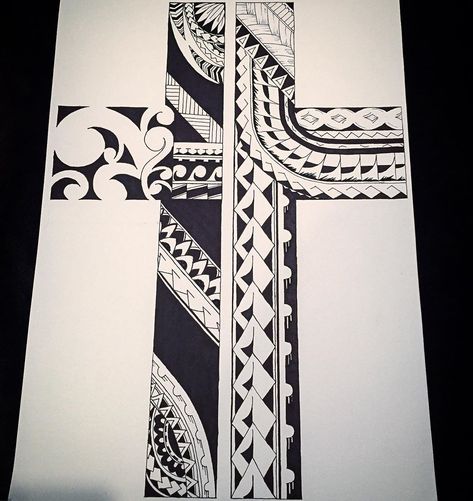 Sammie on Instagram: “-✝️- . . #polynesian #polynesiantattoo #island #islanddrwing #southpacific #cross #only #design #art” Samoan Designs, Polynesian Tattoos Women, Cross Drawing, Apparel Design Inspiration, Polynesian Tattoo Designs, Polynesian Art, Maori Tattoo Designs, Jesus Christ Artwork, Hawaiian Tattoo