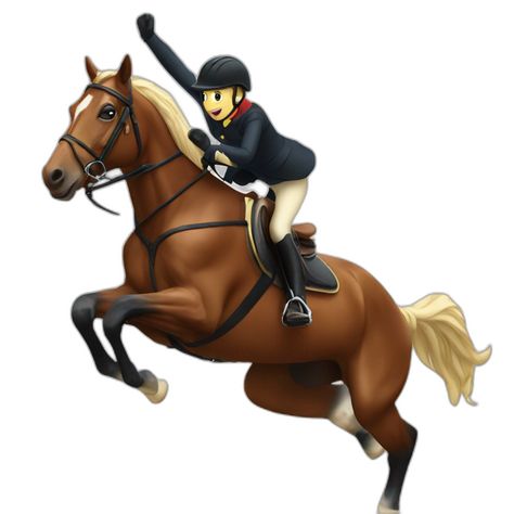 AI emoji generated from the prompt: Horse rider jumping Horse Emoji, Emoji Generator, New Emojis, Brown Horse, Grey Horse, Horse Jumping, White Horse, Horse Girl, Horse Rider