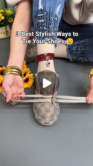 Gadget It Now on Instagram: "3 Best Stylish Ways to Tie Your Shoes  😉 . 📌 Don't forget to follow @gadgetitnow.us and save this post for more awesome ideas. . #shoelace #shoelaces #tieyourshoes #shoelover #usa #lifehack #lifeskills #simplifyyourlife #usefultips #styletips" Stylish Shoes For Women Sneakers, Cool Easy Ways To Lace Shoes, Ways To Do Laces, Tieing Shoes Lace, Shoelace Tying Ideas, Easy Shoelace Patterns, Shoe Lace Hacks Tie Shoelaces, Tiring Shoe Laces, How To Make Lace Up Shoes Slip On