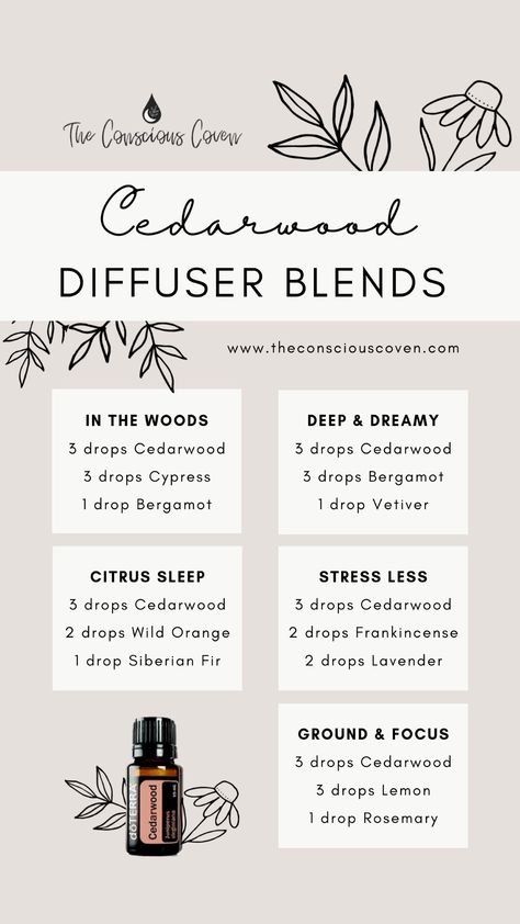 Sophisticated Essential Oil Blends, Essential Oil Blends Cedarwood, Doterra Cedarwood Diffuser Blends, Doterra Cedarwood Uses, Clean Smelling Essential Oil Blends, Essential Oil Diffuser Blends Recipes Health, Essential Oil Blends With Cedarwood, Masculine Oil Blends, Cedar Wood Diffuser Blends