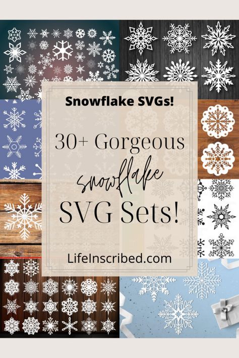 30+ Gorgeous Snowflake SVGs - LifeInscribed.com Snowflakes Svg Files Free, Free Snowflake Svg Files For Cricut, Snowflake Svg Free Cricut, Free Snowflake Svg, Cricut Snowflakes, Window Snowflakes, Snowflake Silhouette, Snowflakes Drawing, Designs For Shirts