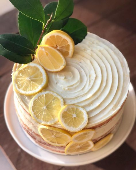 Taylor Made Desserts on Instagram: “A sunny cake for a sunny day ☀️ #tbt to this lemon naked cake I made for a last minute #quarantine wedding a few weeks ago. My heart breaks…” Lemon Naked Cake, Lemon Wedding Cakes, Heart Breaks, Taylor Made, Dessert Cupcakes, Wedding Cake Designs, Lemon Cake, Sunny Day, Eat Cake