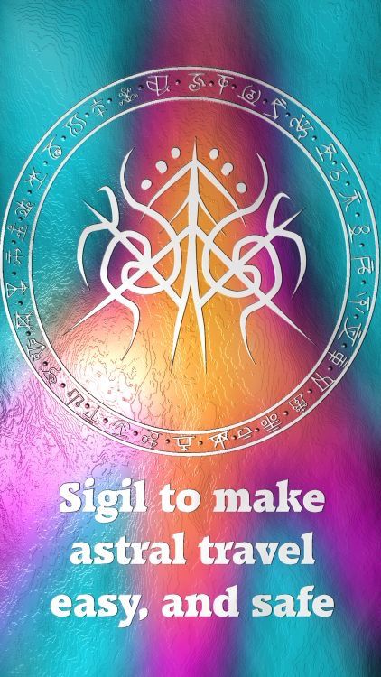 * Sigil   "To make astral travel easier and safer" Magic Sigils, Magick Symbols, Sigil Tattoo, Wiccan Symbols, Magick Spells, Wiccan Spell Book, Sigil Magic, Magic Symbols, Witch Spell Book