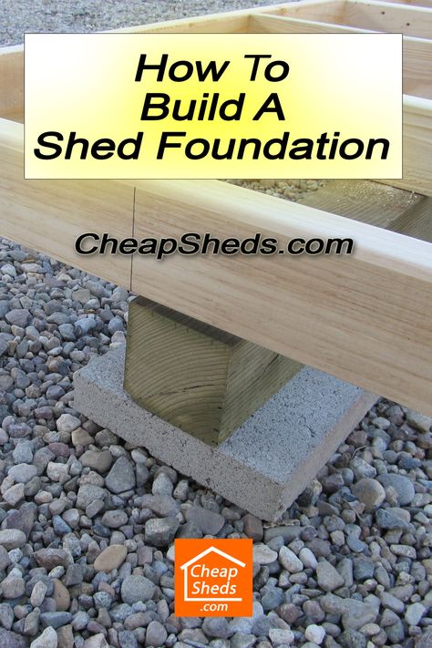 Shed Foundation Ideas, Concrete Base For Shed, Shed Foundation, Building A Shed Base, Concrete Sheds, Diy Sheds, She Shed Plans, Diy Foundation, Portable Sheds