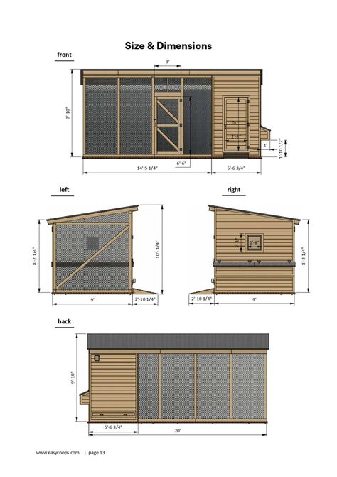 Space Saving Chicken Coop, Chicken Coop Floor Plans, Coop Color Ideas, Chicken Coop Floor, Simple Chicken Coop Plans, Chicken House Plans, Reban Ayam, Chicken Coop Building Plans, Chicken Coop Plans Free