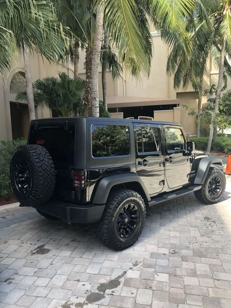 Jeep Aesthetic Black, Jeep Wrangler All Black, New Jeep Aesthetic, Rubicon Jeep Black, Jeep Astethic, Black Jeep Aesthetic, Black Jeep Wrangler Aesthetic, Black Jeep Rubicon, Blacked Out Jeep Wrangler