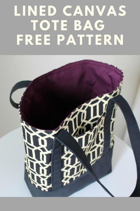 Lv Luggage, Purse Diy, Diy Sy, Sacs Tote Bags, Tote Bag Pattern Free, Sac Diy, Diy Tote, Tote Bag Tutorial, Diy Sac