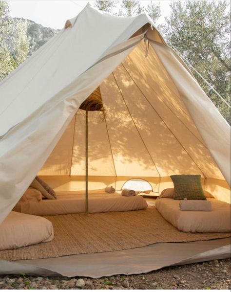 Tp Tent, Tent Living, Glamping Resorts, Glamping Site, Milk Magazine, Tent Design, Bell Tent, Camping Bed, Camping Glamping