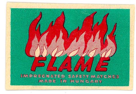 Vintage Flame Illustration, Flames Graphic Design, Fire Illustration Design, Matches Illustration, Match Box Design, Fire Graphic Design, Match Box Art, Match Illustration, Flame Illustration