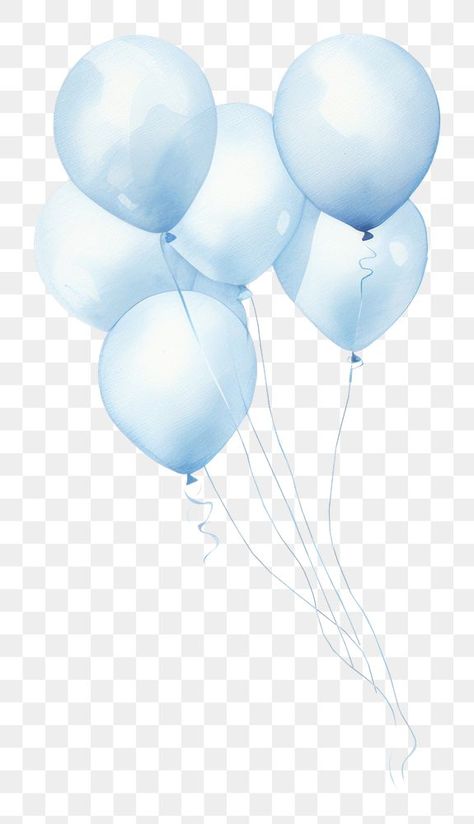 Ballon Watercolor, Balloon Watercolor, Alphabet Words, Balloon Illustration, Its A Boy Balloons, Baby Balloon, Blue Balloon, Color Celeste, Baby Frame