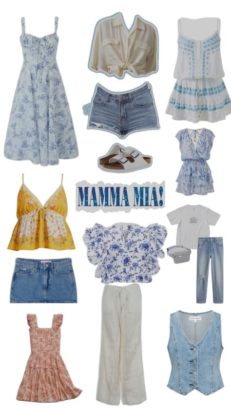 Abba Outfits, Greece Outfit, Summer Holiday Outfits, Summer Outfits For Teens, Outfit Inspo Summer, Looks Party, Mama Mia, Summer Outfit Inspiration, Cute Everyday Outfits