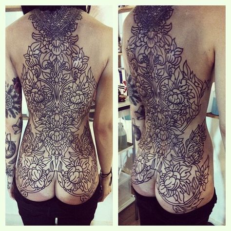 Hannah Snowdon Hannah Snowdon Tattoo, Hannah Pixie Snowdon, Pixie Tattoo, Hannah Snowdon, Hannah Pixie, Cool Back Tattoos, Tattoo Sleeves, Back Piece, Best Classic Cars