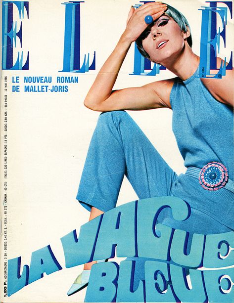 Elle Magazine, A Magazine, Magazine, Writing, Blue, Art