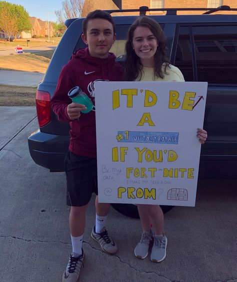 Gaming Hoco Proposal, Video Game Hoco Proposal, Fortnite Sadies Proposal, Video Game Promposal, Fortnite Hoco Proposal, Fortnite Promposal, Morp Proposal, Hoco Proposal Ideas, Sadie’s Promposal