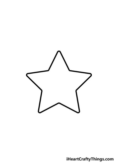 How to Draw A Star – A Step by Step Guide Star Images Free Printable, Star Tattoo Outline, How To Draw A Star Step By Step, How To Draw Stars, How To Draw A Star, Drawing A Star, Draw A Star, Draw Star, Stars Drawing