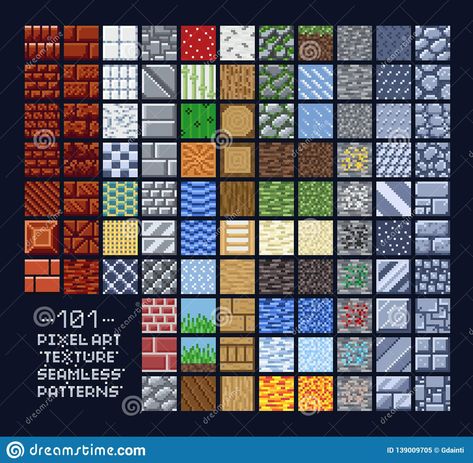 Pixel Art Tileset 16x16, Pixel Art Wood Texture, Pixel Art Tile Set, 16x16 Tileset, 16 X 16 Pixel Art, Stone Pixel Art, Pixel Art Illustration, Pixel Art Game Background, Pixel Art Texture