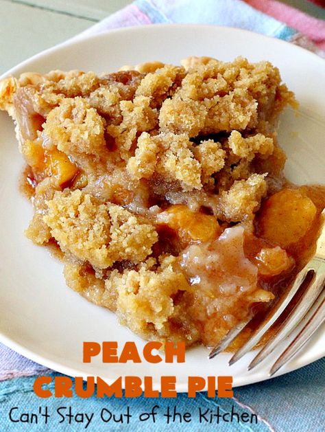 Peach Pie Topping, Peach Pie With Crumble Topping, Peach Crisp Pie, Peach Pie With Crumble Top, Peach Oat Crumble, Dutch Peach Pie, Peach Pie Crumble Topping, Dutch Peach Pie Recipe, Peach Pie With Crumb Topping