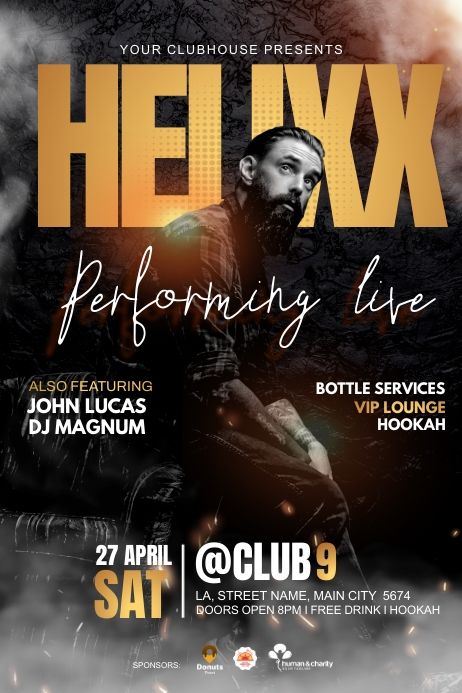 Live Performance Poster, Night Club Poster Design, Music Night Poster, Music Concert Poster Design, Dj Poster Design, Dj Party Poster, Live Music Flyer, Live Music Poster, Dj Performance