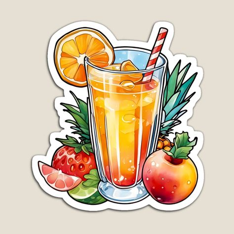 Juice Illustration, Juice Sticker, Stickers Food, Tufting Diy, Typography Tattoo, Garden Coloring, Garden Coloring Pages, Menu Food, Disney Drawings Sketches