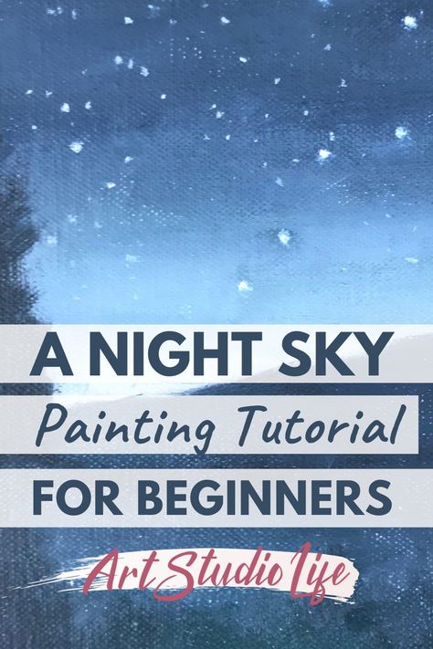 How To Paint Night Sky Watercolor, How To Paint Night Sky Easy, How To Draw A Starry Night Sky, Night Time Acrylic Painting, Watercolor Stars Sky, Simple Night Painting, Night Sky Watercolor Tutorial, How To Paint A Night Sky Step By Step, Summer Night Painting