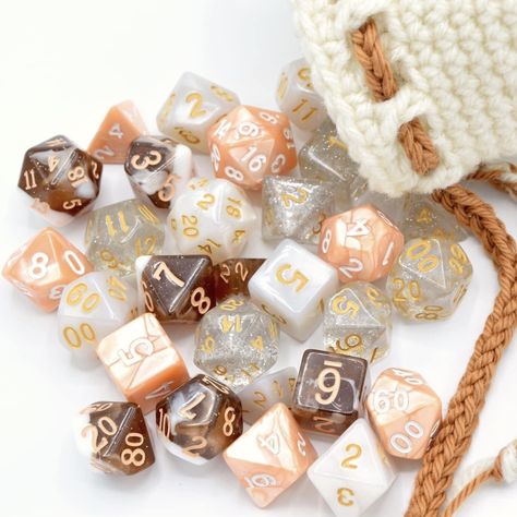 D20 Aesthetic, Dnd Campaign Aesthetic, Ttrpg Aesthetic, Dnd Snacks, Aesthetic Dice, Dnd Dice Aesthetic, Dnd Character Dice Roll, Dice Aesthetic, Dnd Dice Potion