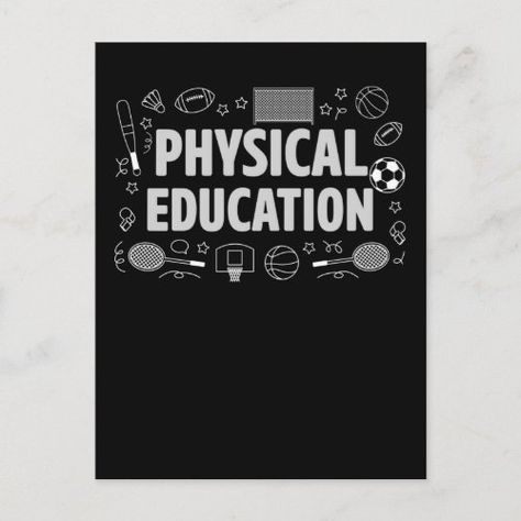 Physical Education Teacher Sports PE Teaching Back to School - physical education, pe teacher, education, funny, humor, school, teaching, back to school, cute, funny teacher Pe Project Cover Page Ideas, Physical Education Wallpaper, Physical Education Cover Page, Physical Education Drawing, Physical Education Front Page, Physical Education File Cover, Physical Education Project Cover Page, Creative Border Ideas For Projects, Wudu Steps