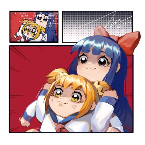 Pop Team Epic Wallpaper Iphone, Epic Wallpaper Iphone, Pop Team Epic Wallpaper, Epic Wallpaper, Pop Team Epic, Anime Galaxy, Anime Meme, Illustration Character Design, Hold Me