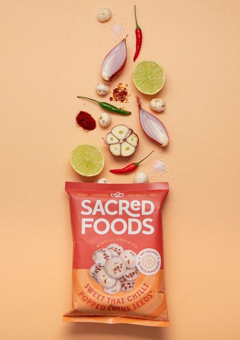 Healthy Snack Brands, Interesting Packaging, Chip Packaging, Product Advertising, Snack Brands, Food Ad, Food Photoshoot, Food Label, Food Advertising