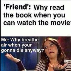 The Best Book  Reading Memes – That Help Justify Your Love For Books – An Intentional Life People Humor, Books And Tea, Glume Harry Potter, Why Read, Humor Quotes, Book Jokes, 웃긴 사진, Humor Memes, The Hunger Games